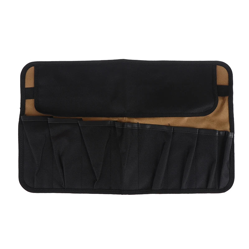 Pouch Bag for Tools; Made from Oxford Cloth; Convenient Roll-Up Design; Fits Wrench, Spanner, Hammer and More