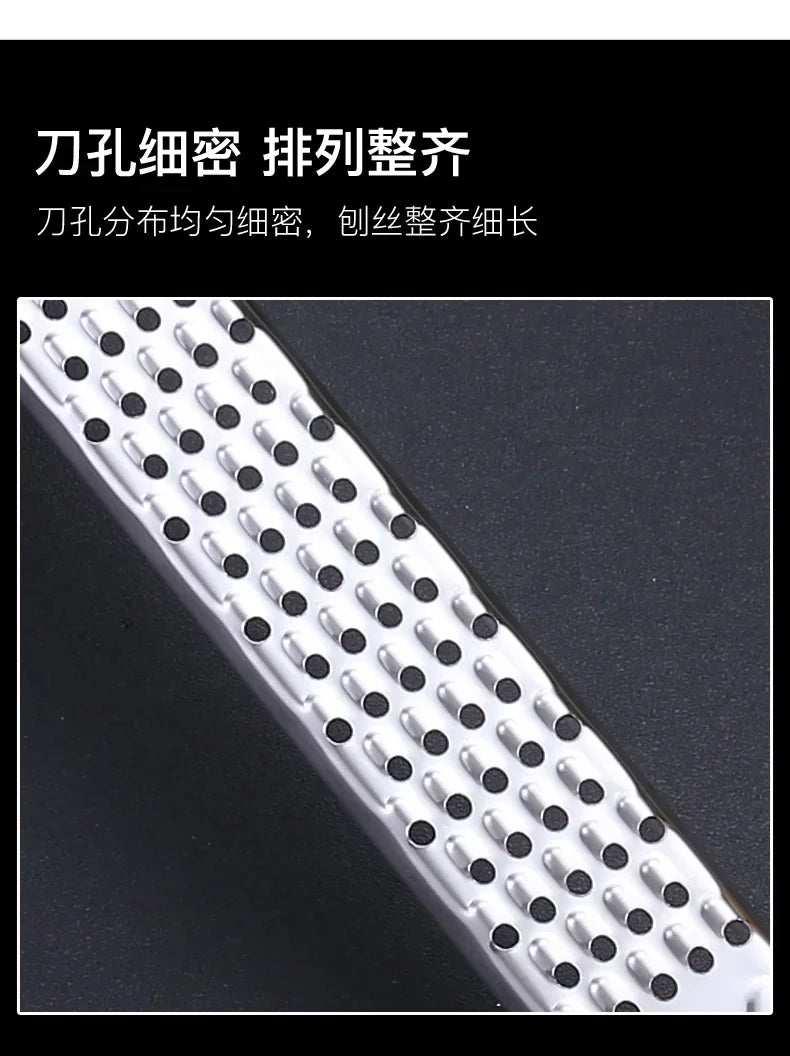Stainless Steel Grater Cheese Long Planer Baking Handheld Cheese Grater Chocolate Grater Lemon Peel Scraper Cheese Grinding Tool