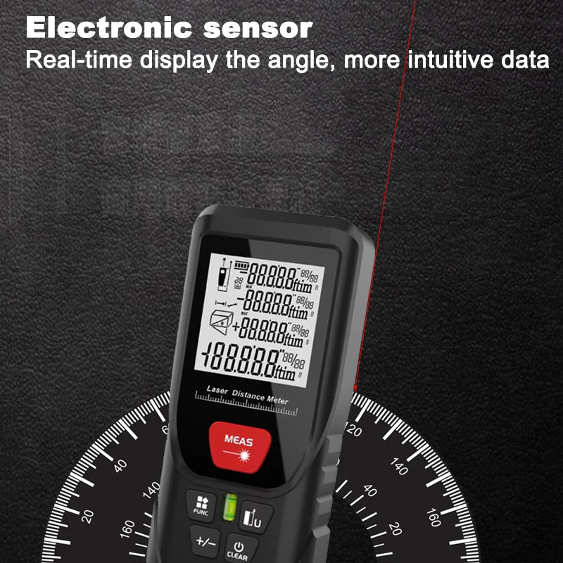 Laser Distance Meter 50M/100M/120M/150M/200M Digital Tape Measure Precision Rangefinder With Distance/area/volume