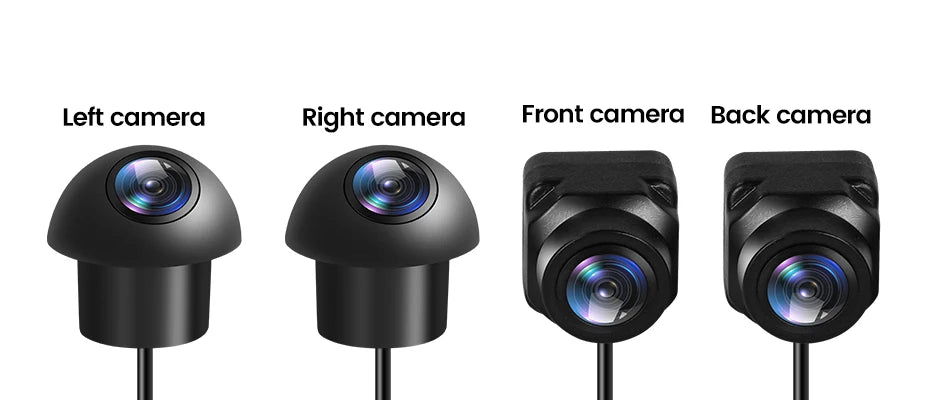 NaviFly Car 360° Camera panoramic view system camera for Android multimedia screen Bird's-eye view camera