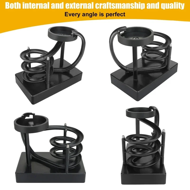 Perpetual Marble Machine Kinetic Art Motion Inertial Metal Automatic Creative Infinite Jumping Table Toy Home Decoration