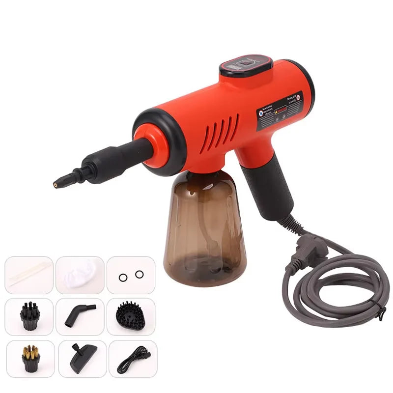 Handheld Steam Cleaner High-Pressure and High-Temperature Sterilization 1200W Household Air Conditioner Kitchen Hood Washer Gun