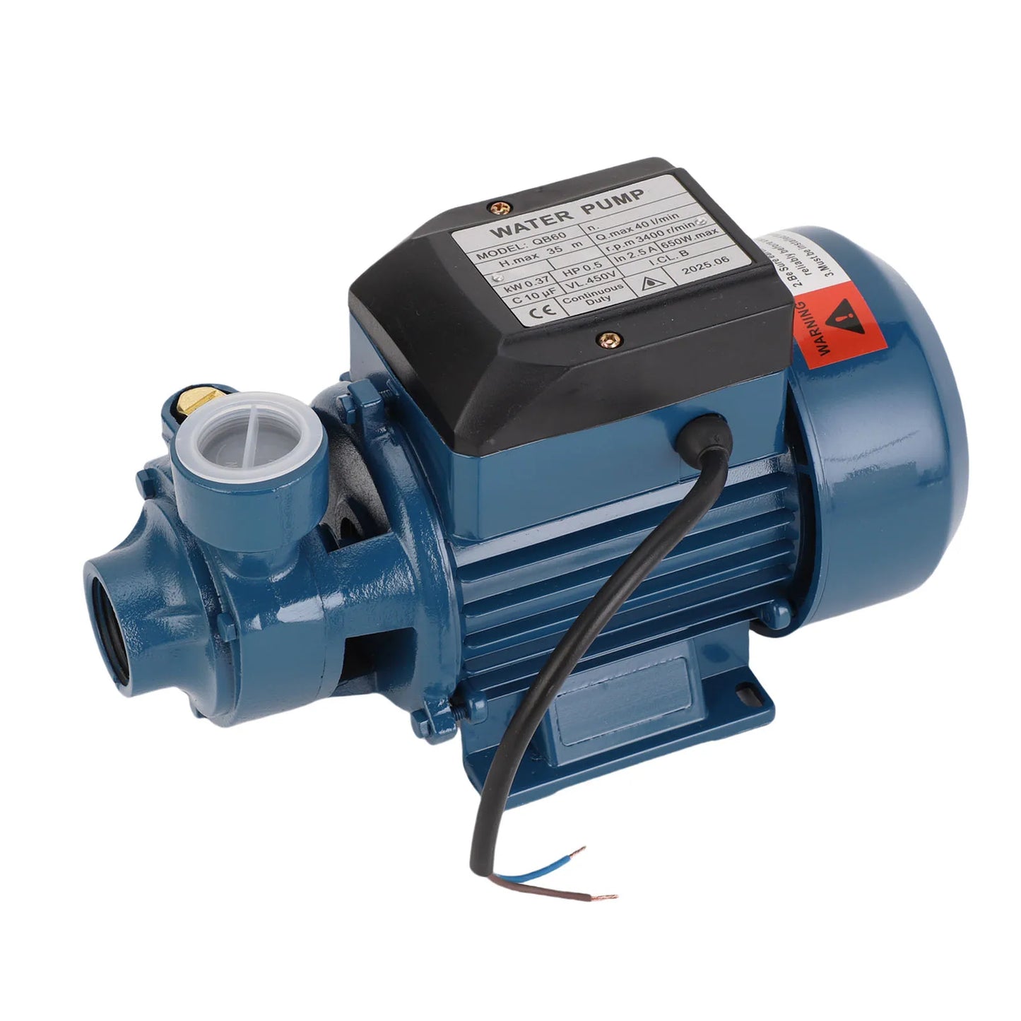 Solar  Solar  650W 3400rpm 35m Lift 1in Outlet Pressure Boosting 40L/min Centrifugal Pump