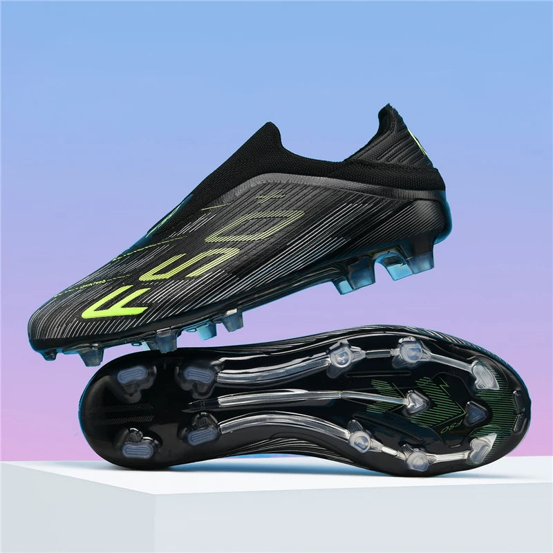 New Men's Football Boots Non Slip Comfortable Soccer Shoes Turf Ultralight Fg Grass Cleats Futsal Sport Indoor Adult Non-Slip