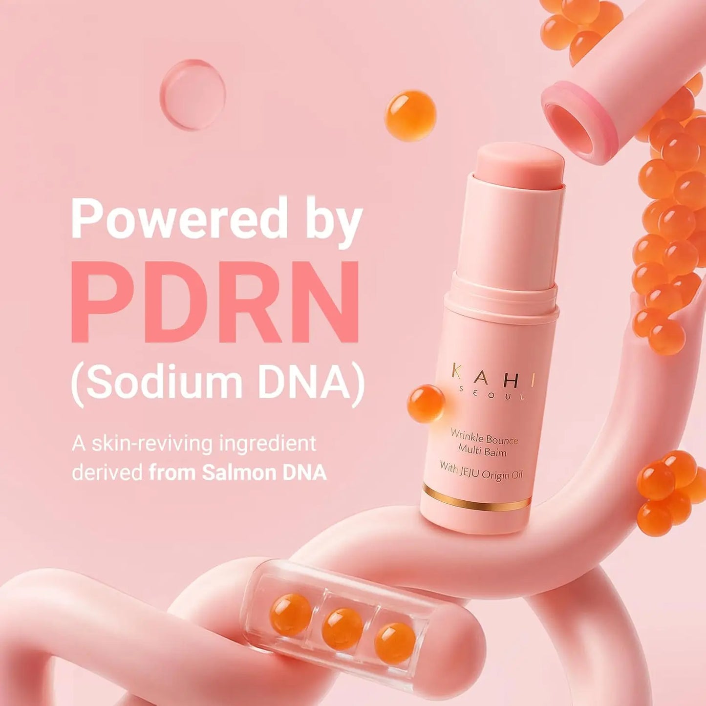 KAHI Wrinkle Bounce Multi Balm Stick Collagen Wrinkle Stick Korean Skin Care All-in-One Hydrating Lip Balm Eye Cream