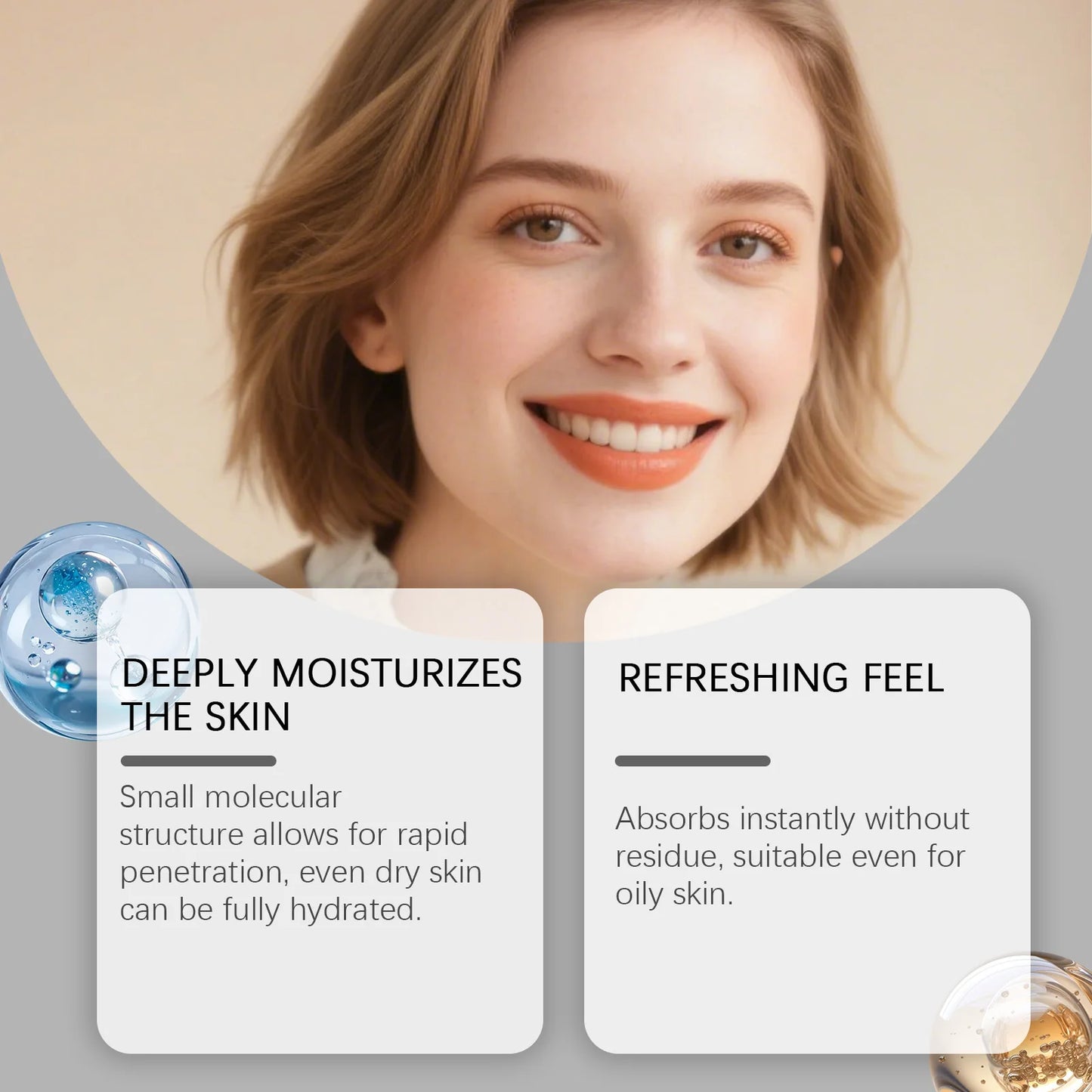 Hydrating Facial Serum Moisturizer for Dry Skin Remedy Winter Skincare Deep Hydration Lock Nourishment Daily Facial Care