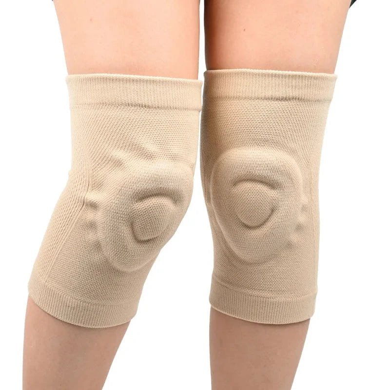 Silicone Knee Pads Skating Fitness Dance Sport Sknee Pads Basketball Pressurized Cycling Roller Skating Silicone Thin Knee Pads