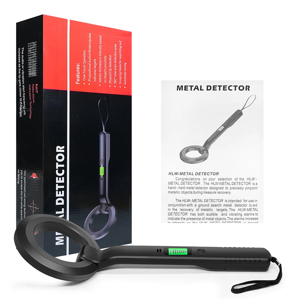 Metal Detector High-precision Hand-held Outdoor Detector Waterproof Underground Treasure Hunter Coin Gold Finder