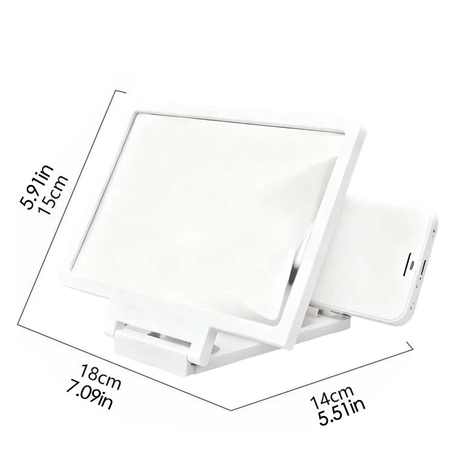 MobilePhone Screen Magnifier Enlarger Foldable Tool Portable Phone Screen Magnifier For Daily Reading Learning Movie Streaming
