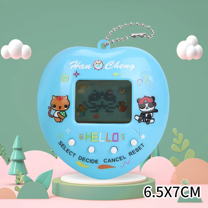 Tamagotchi 1Pcs Children's electronic Pet 168 Pets In 1 Virtual Cyber kid Digital Pet Toy Pixel Funny Gift Play Toy keychain BTJ