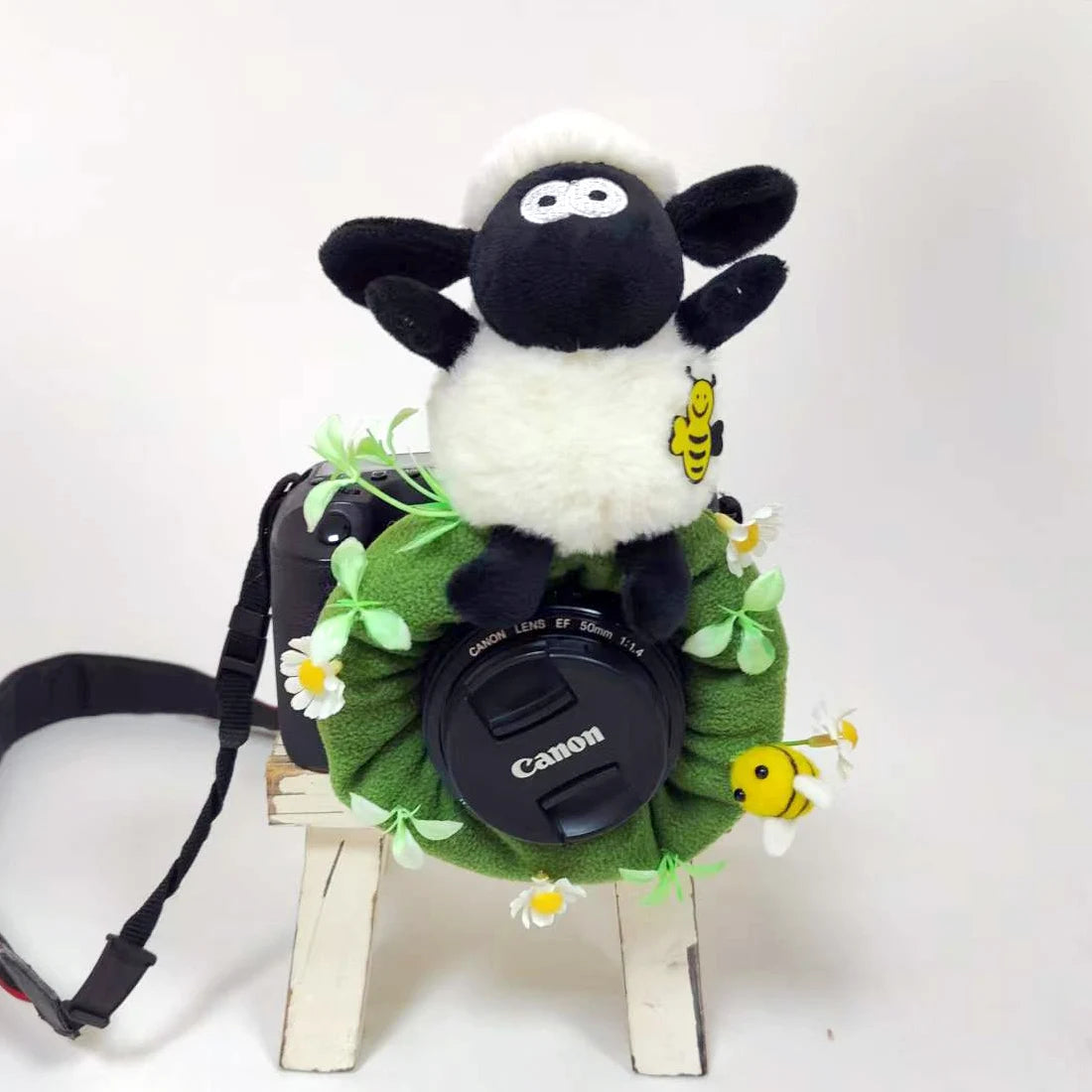 Baby photography Attracts Toys Camera Buddies Lens Decoration Knitted Camera Buddy   Lens Buddy Photography Accessories