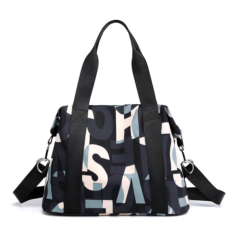 Women's Top-handle Bag Messenger Bags Waterproof Nylon Shoulder Totes High Quality Large Handbag Female Travel Crossbody Bags