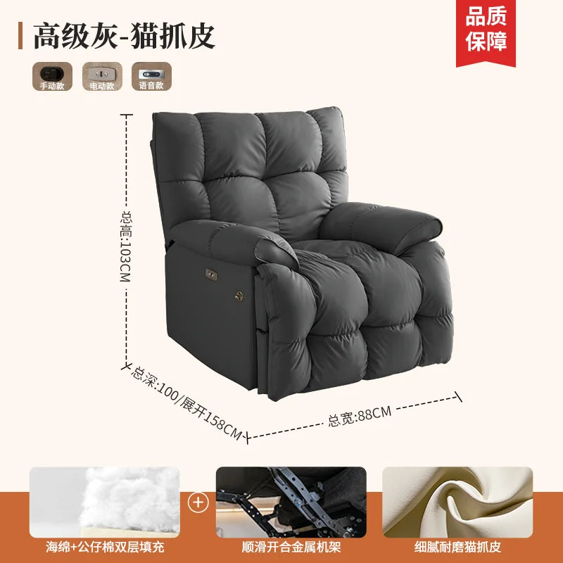 Recliner Europe Living Room Sofas Comfortable Adults Minimalist Design Sofa Cinema Lounge Muebles Para Habitacion Furnitures