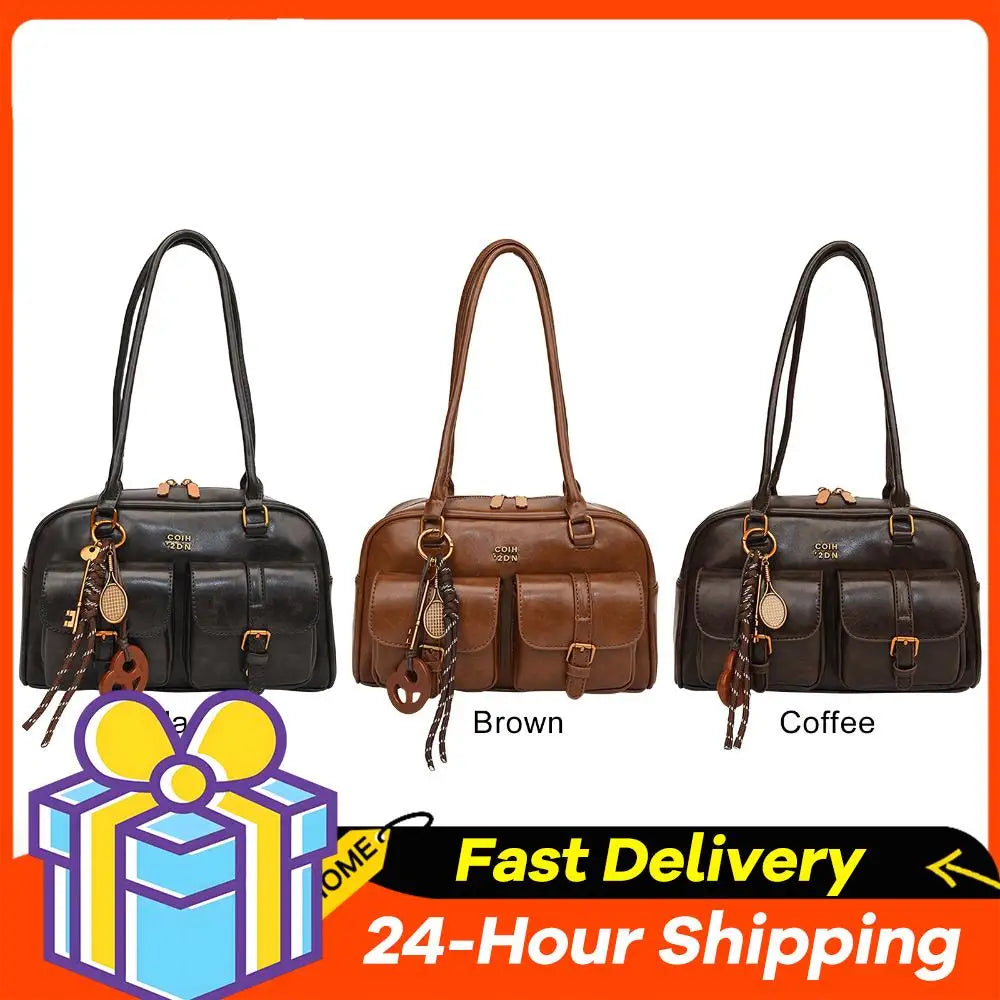 Ladies Large-Capacity Tote Bag Women Vintage Retro Chic Handbags Girl Shopping Shoulder Bag Women's Purses Top Handle Bags