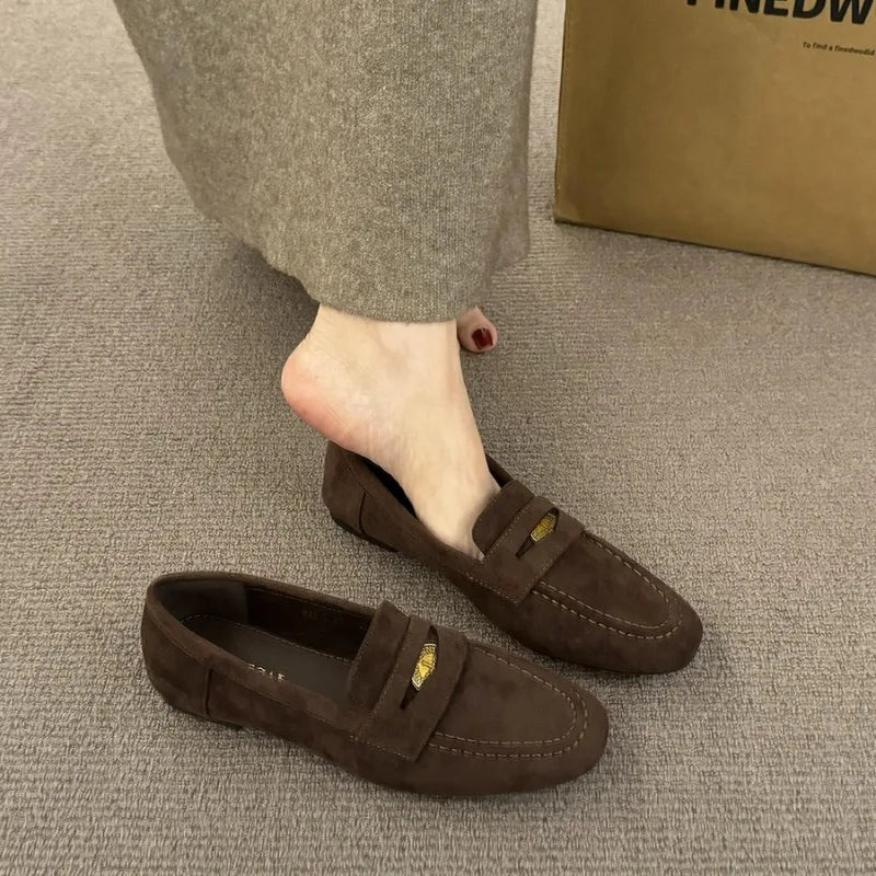 2026 New Flat Bottom Shoes Women's Lightweight and comfortable high-quality single shoes Casual Shoes Autumn Fashion