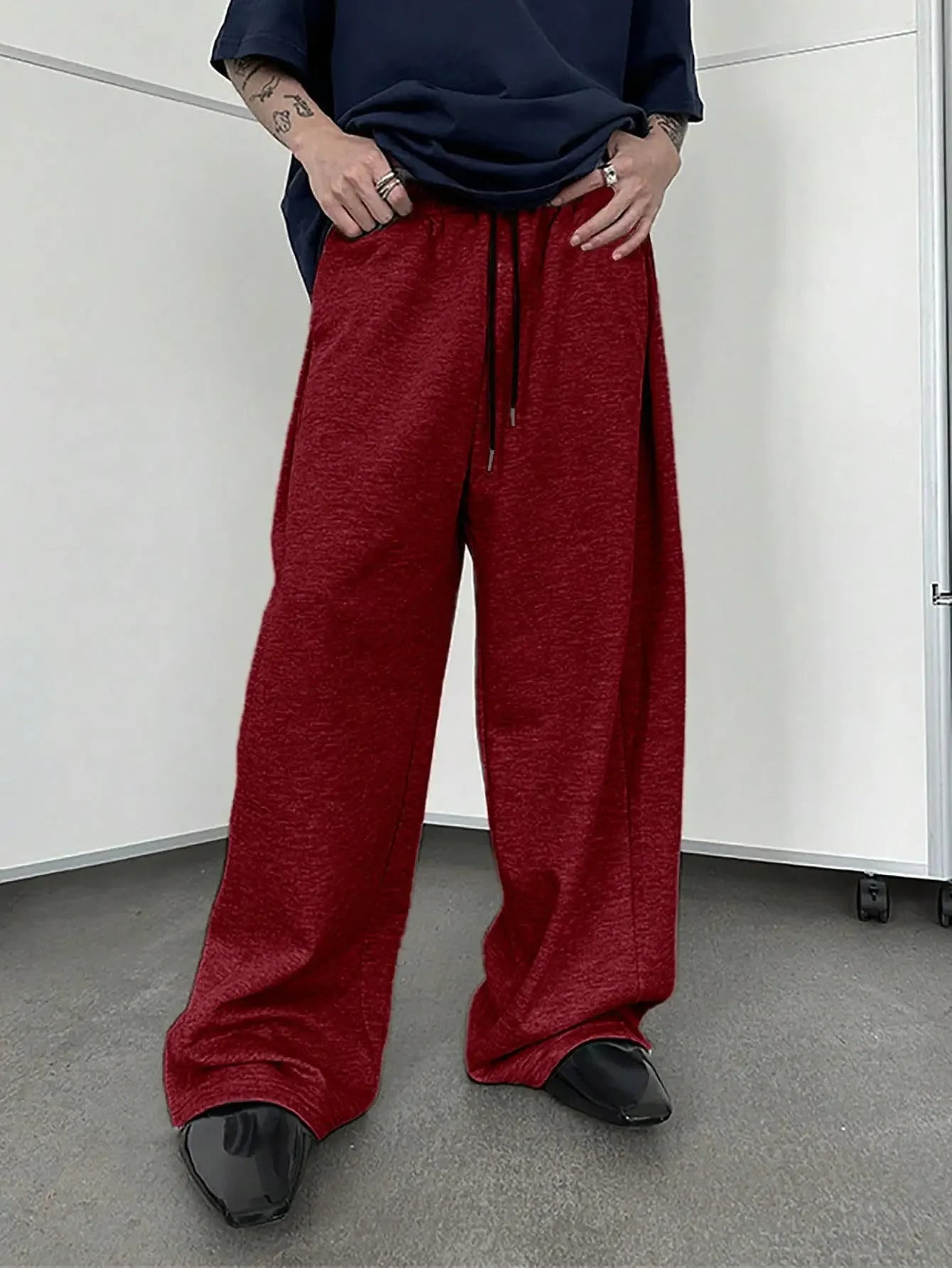 2025 New Korean style Sweatpants Sport Pants Men Running Pants Spring Summer Loose Casual Sweat Pants Straight Jogging Pants Men