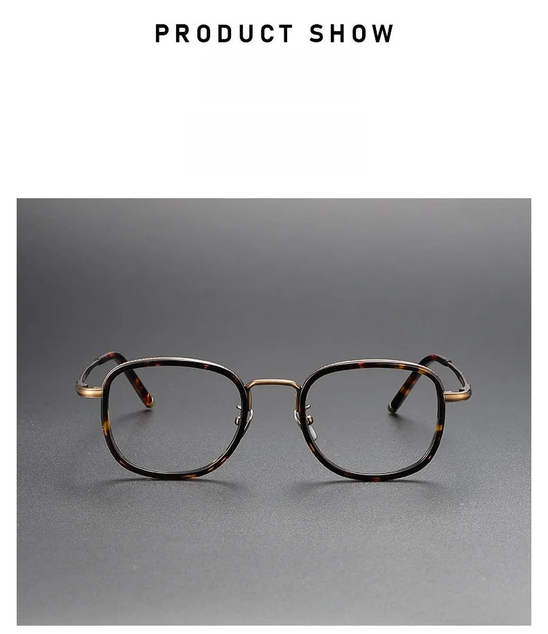 New Ultra-light Ttanium Glasses Frames Retro Designer Men's And Women's Glasses Frames Blue Ligh Optical Prescription Frames 712