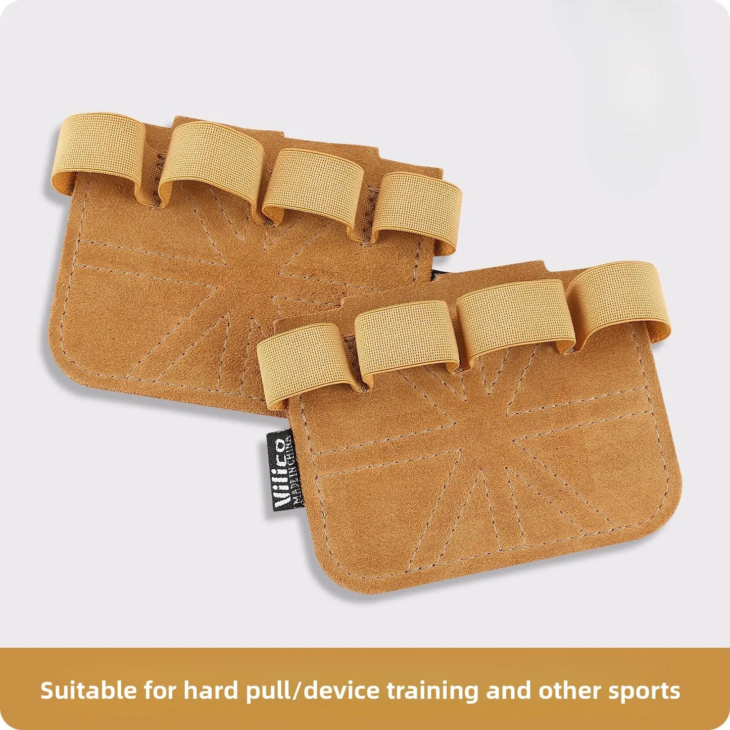 Leather Weight Lifting Training Gloves Palm Protection Women Men Fitness Sports Gymnastics Grips  Pull Ups Weightlifting Workout