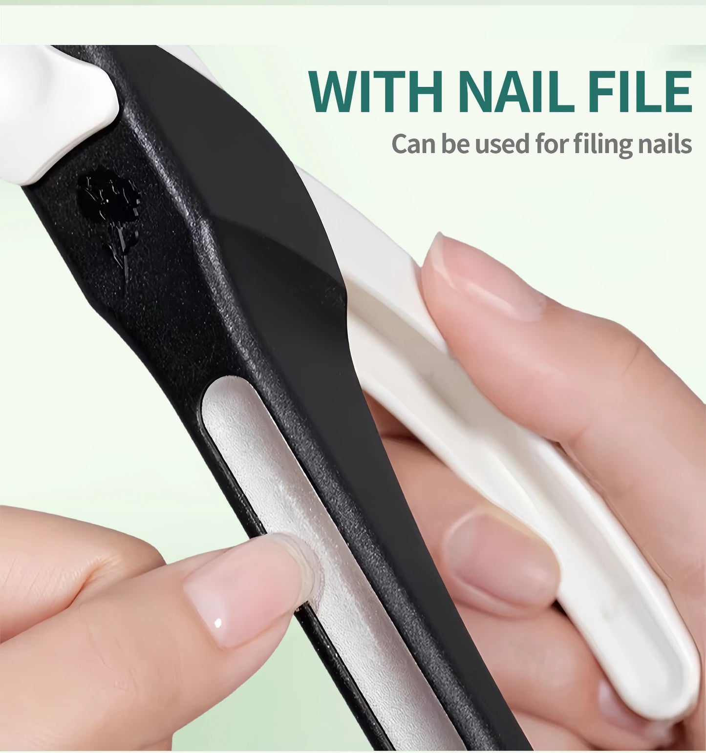 Nailpop Nail Clippers for Acrylic Nails Cutter False Nail Tips Clipper Stainless Steel Blade Manicure for Salon Home Nail Art