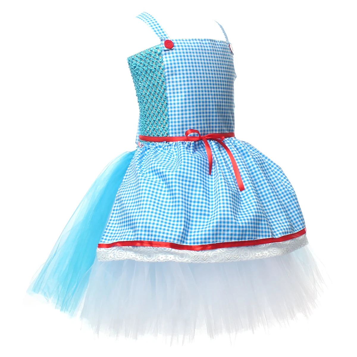 Kids Girls Halloween Costume Wizard of Oz Scarecrow Tin Man Lion Witch Princess Tutu Dress Role Play Party Stage Dress Outfit