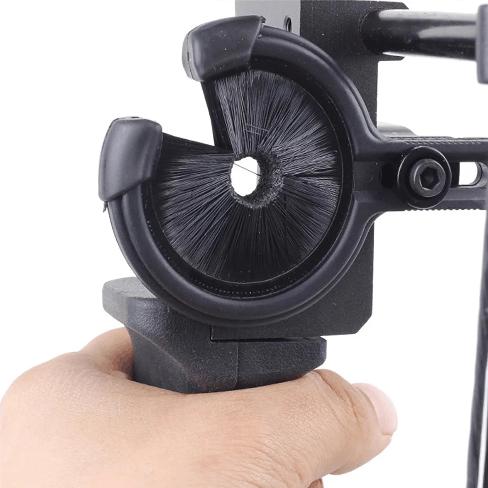 Archery Replaceable Full Brush Arrow Rest Adjustable Arrow Stand Both Right Left Hand for Hunting Shooting Compound Bow Arrow