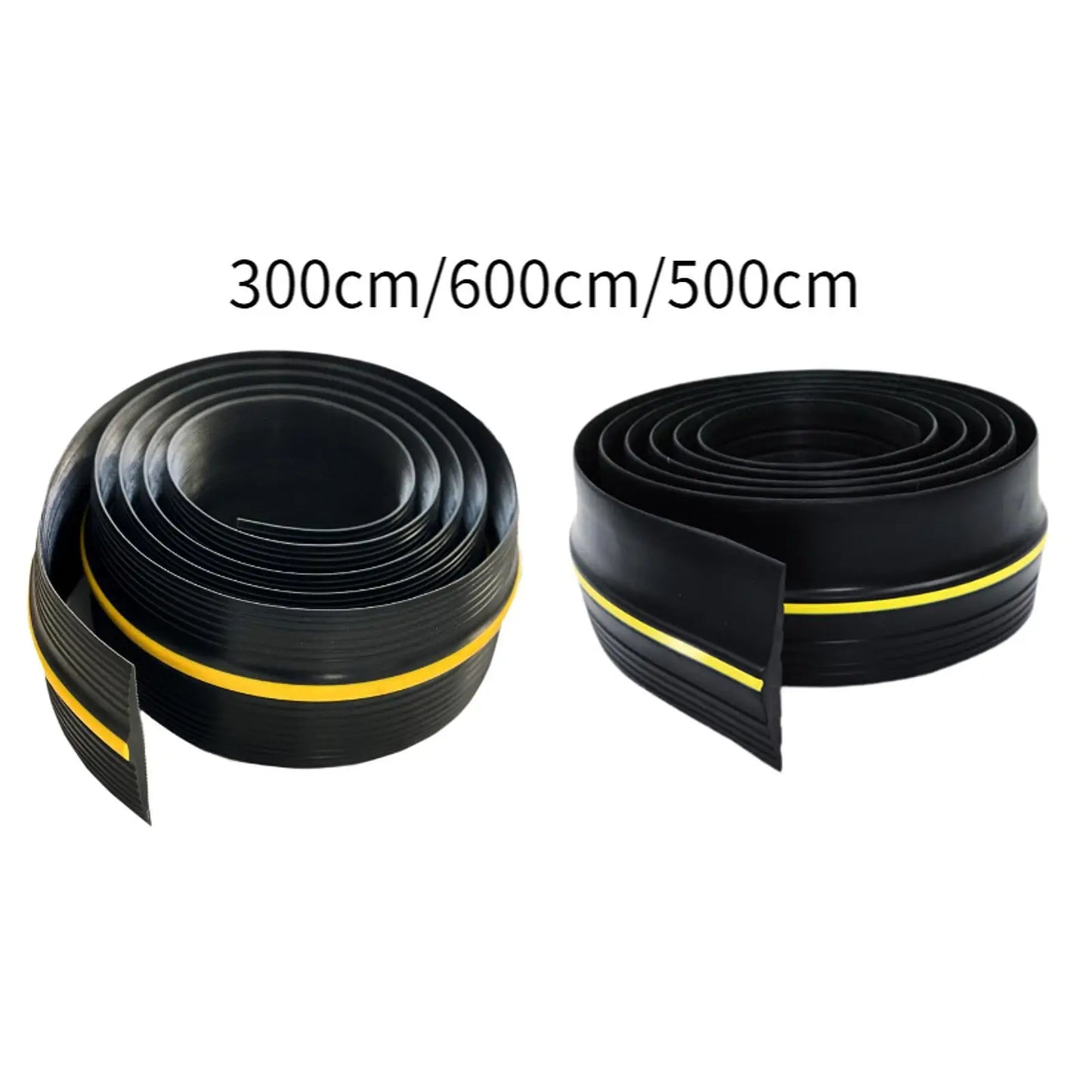 Garage Door Threshold Seal Strip Dustproof Portable Water Resistant Weatherproofing Multifunctional Easy Cut Replacement Strip