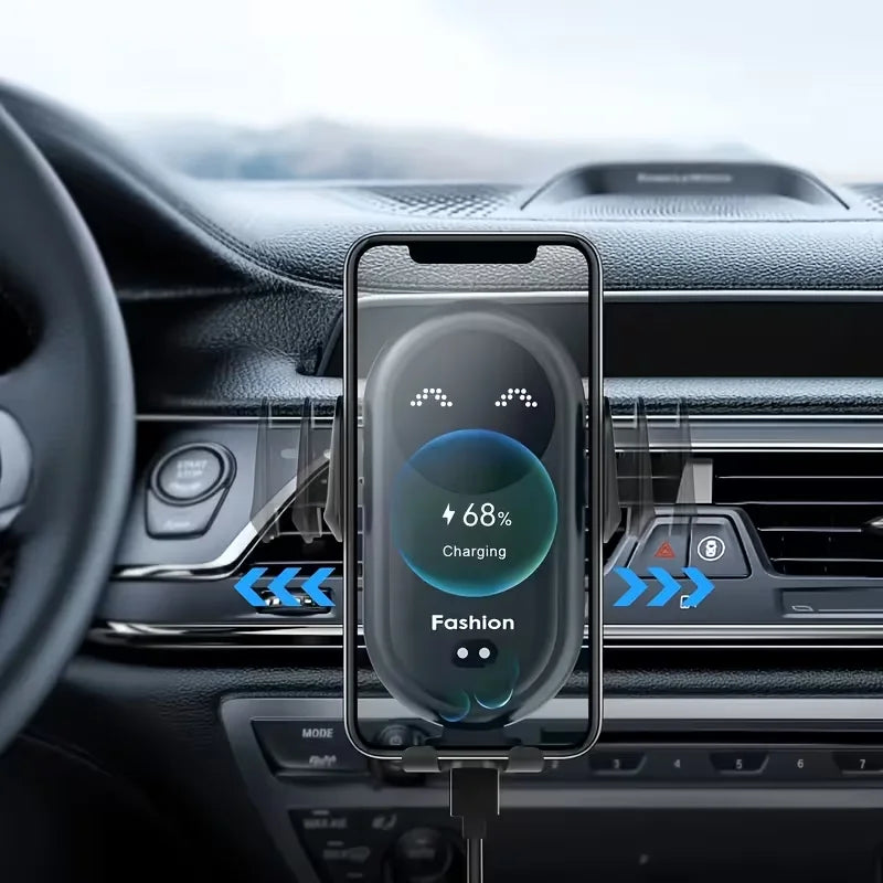 Wireless Charger for with Automatic Infrared Detection, Suitable for Mobile Phones,for Fast Charging And  As a Car Accessory