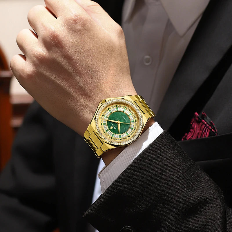 Men Automatic Mechanical Watch 5ATM Waterproof Wristwatch BRUBOSES Stainless Steel Sapphire Crystal Clock Relogio Masculino 2025