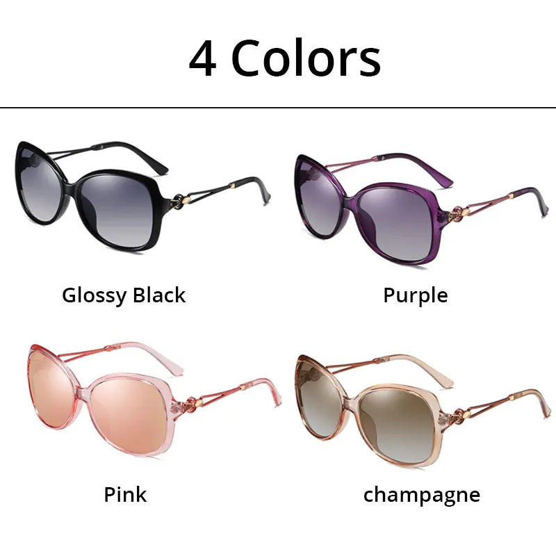 Women Polarized Sunglasses Big Frame Sun Glasses Polaryzacyjne Luxury Female Sunglass for Driving Shadows Anti UV