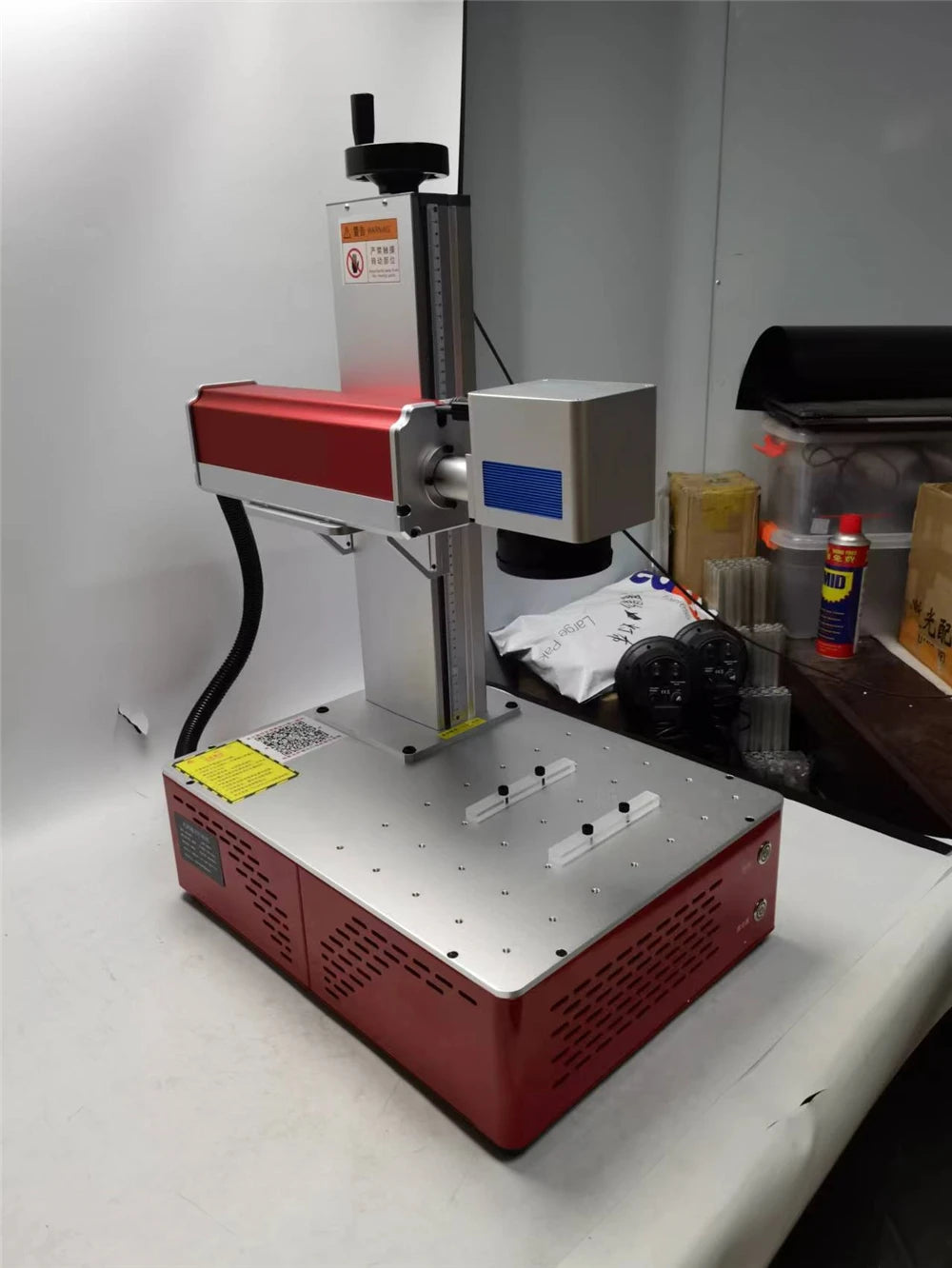 50W Raycus Fiber Laser Marking Machine 30W Laser Engraver Nameplate Engraving Metal Carving for PVC Plastic Stainless Steel