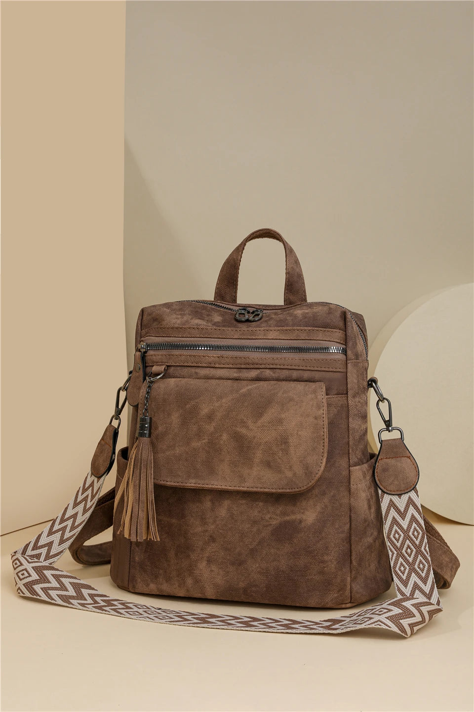 Ladies Daypacks Fashion Backpacks Women Big Travel Bagpack Large School Bags for Girls Solid Color Leather Rucksacks Female
