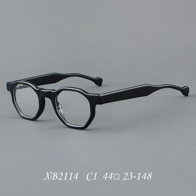 2024 New Plate Glasses Frames Retro Polygonal Men And Women Glasses Frames Round Frame Optical Prescription Glasses Frames 2114