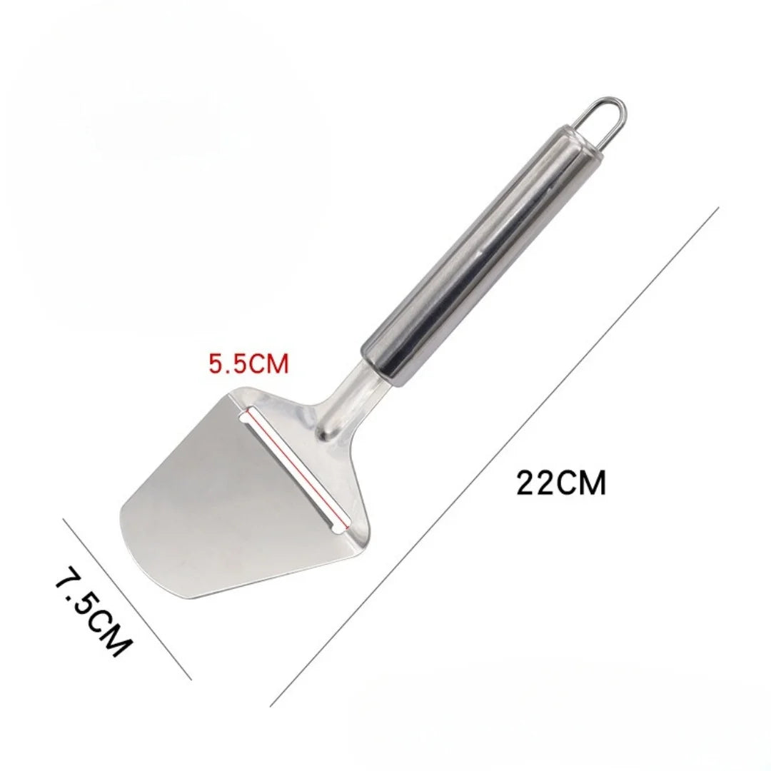 Cheese Slicer Stainless Steel Non Stick Cheese Grinder Multifunctional Handheld Cheese Slicer Baking Tool for Kitchen Cooking