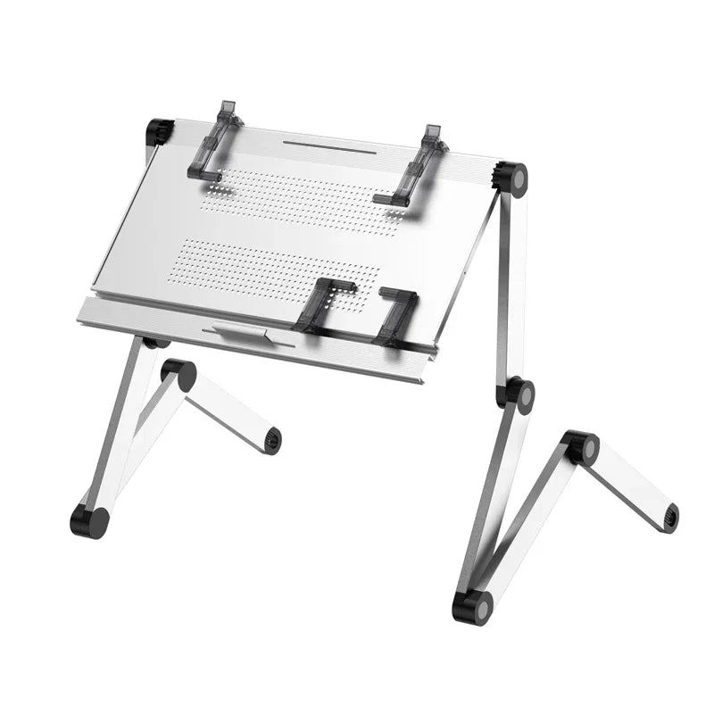 Laptop desk, foldable tablet stand, adjustable and movable