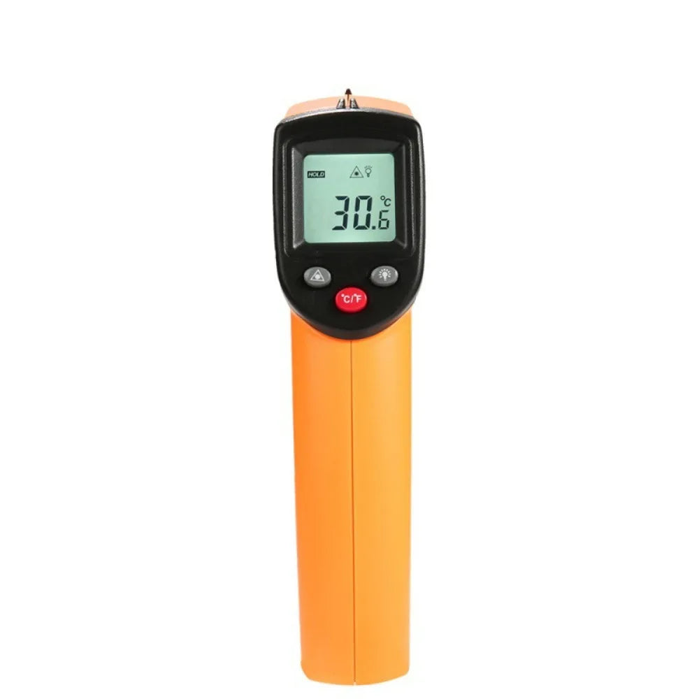 Handheld LCD Infrared Thermometer Laser Positioning Accurate Non-contact Thermometer Convertible Units Professional