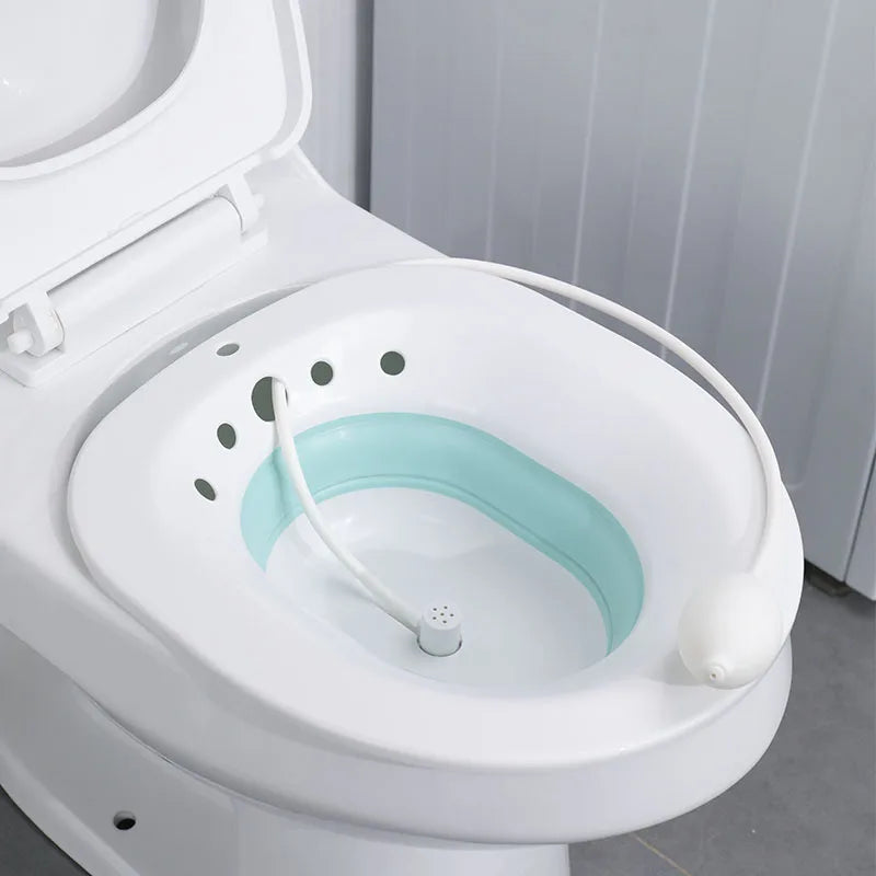 Bidet Folding Portable Bidet Maternity Self-Cleaning Private Parts Buttock Rinse Perineal Soak Bath Hemorrhoid Treatment Bidet