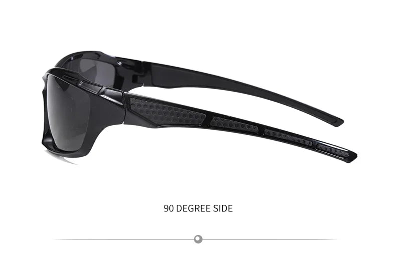 Outdoor cycling Polarized Sunglasses Men Frame Sport Sun Glasses Driver Retro Goggles eyewear go fishing Cool UV400 Anti-Glare