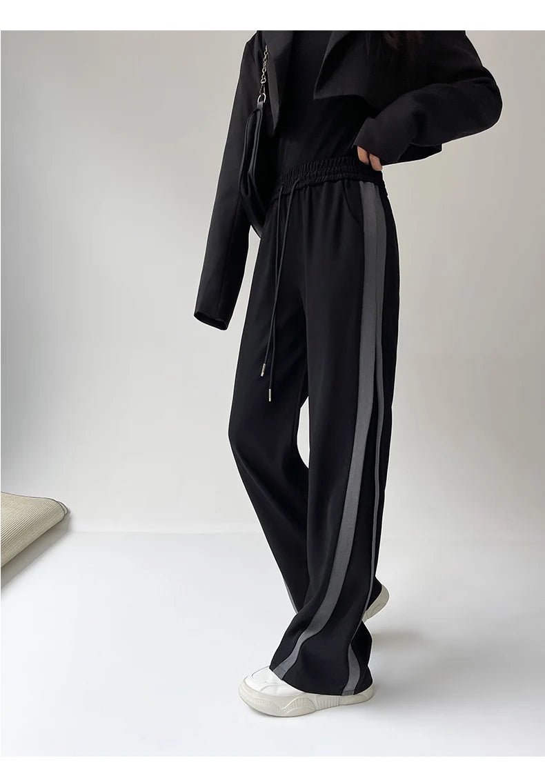 Slimming Straight Leg Pants for Women Spring Summer New Sle plus Size Casual Wide Leg Trousers Loose Comfortable Student Sp...
