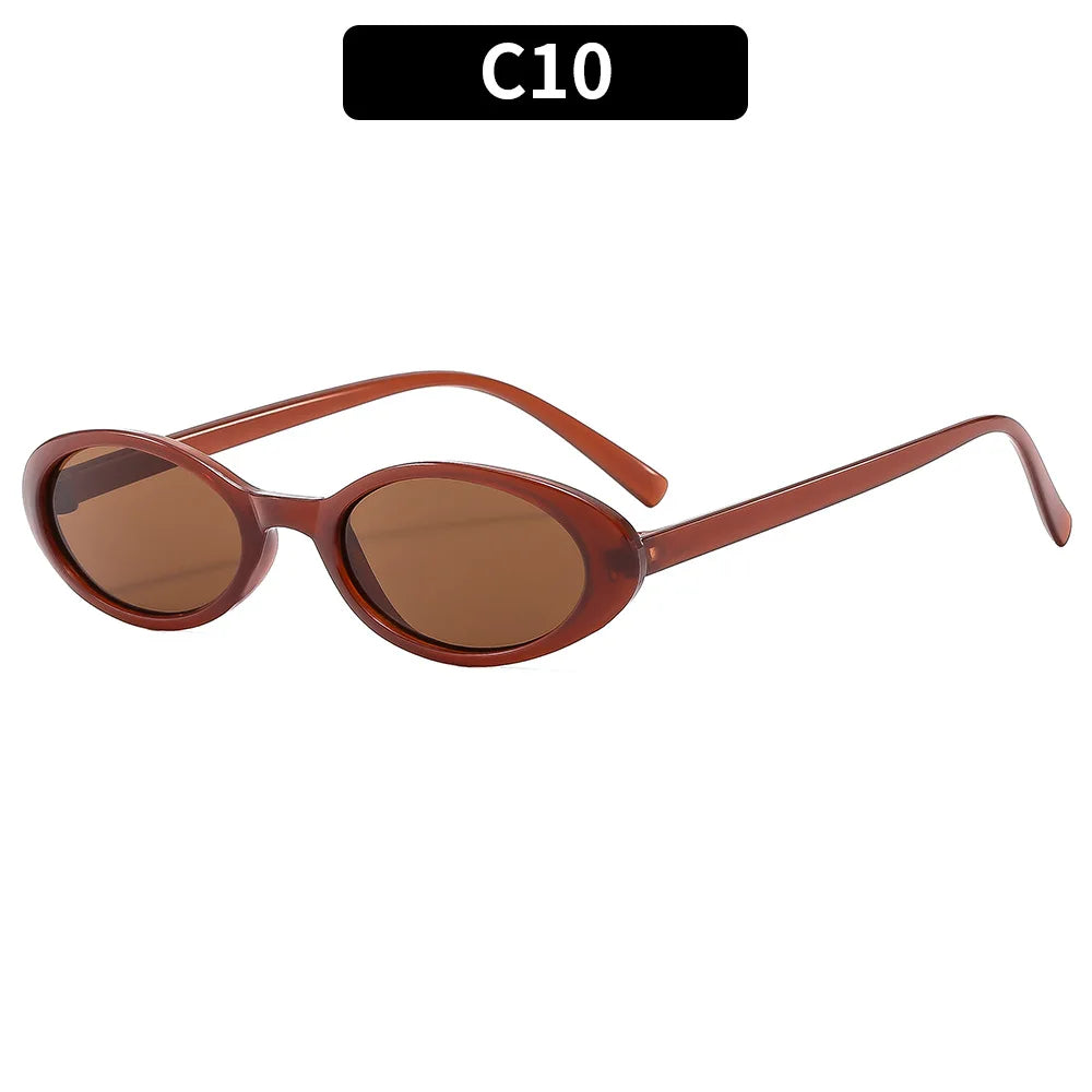 Polarized Small Oval Women's Myopia Sunglasses Women Frame Nearsighted Sun Glasses Uv400 Protection Eyewear