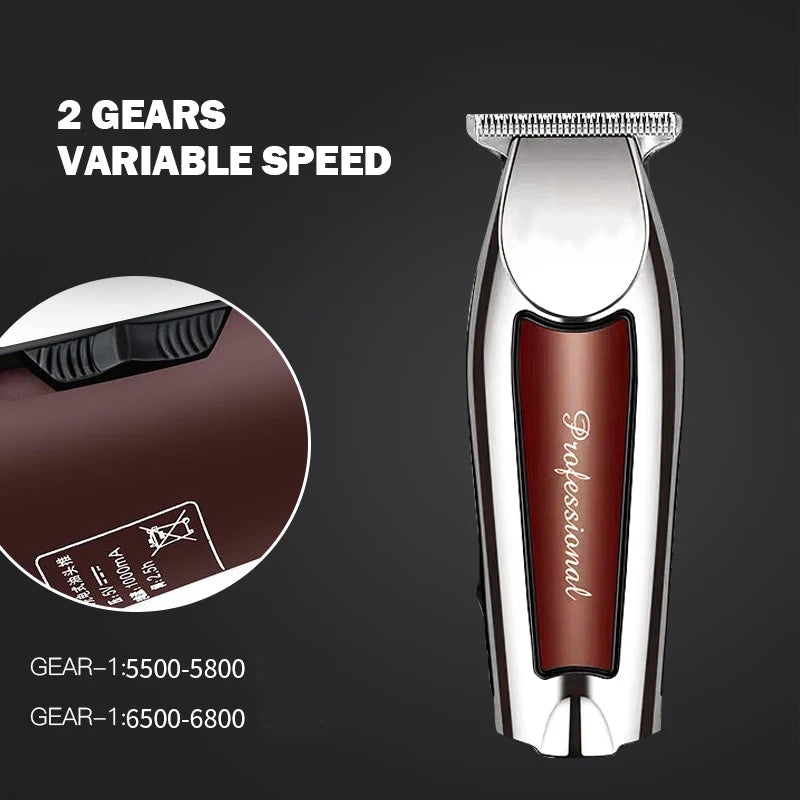 Professional Rechargeable Haircut Hair Cutting Machine Trimmer for Men Cordless Hair Clipper Electric Shaver Beard Barber