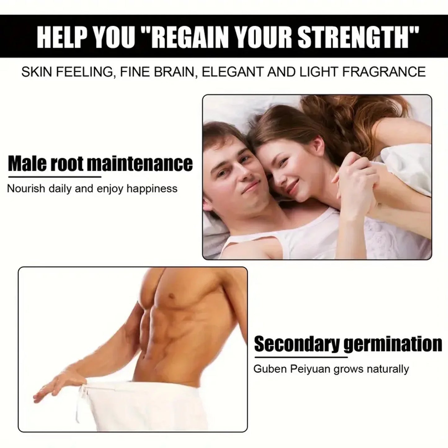 Men's Skin Friendly Massage Cream - 60g, Alcohol-Free, Suitable for All Skin Types, Deeply Nourishes and Moisturizes, and Improves Secretary Attractiveness, Ideal for Men's Personal Care