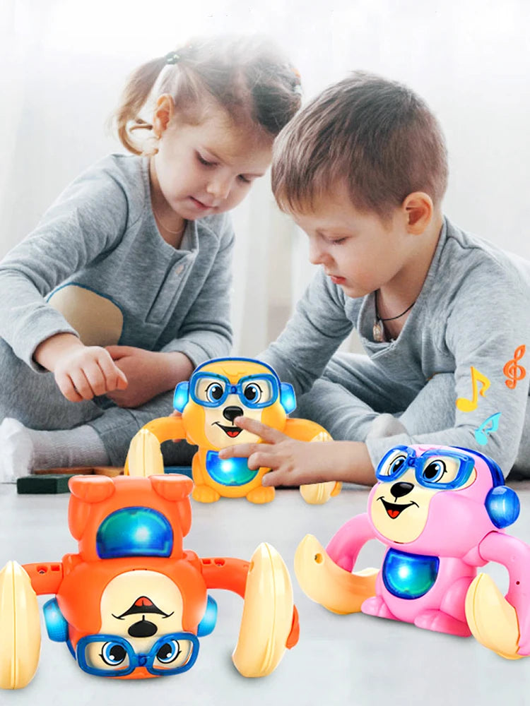 Children Electronic Animals Kids Dancing Monkey Pets Have Music Light Education Baby Sensory Interactive Development Toys