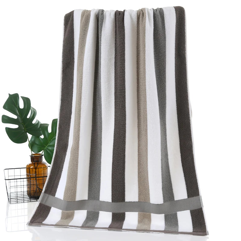Turkish Cotton Natural Ultra Absorbent Eco - Friendly Bath Towels, Beach Towel, Bathroom Sets for Home Luxury Hotel Spa