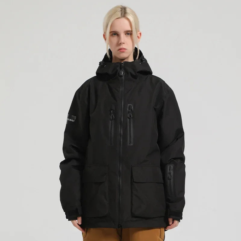 Winter New Skiing Jackets Thickened Warm Winter Clothes Outdoor Sport Waterproof Jackets Loose Couple Snow Coats Snowboard Tops