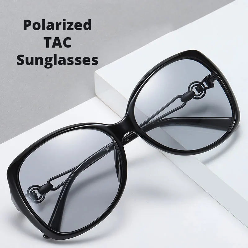 Women Polarized Sunglasses Big Frame Sun Glasses Polaryzacyjne Luxury Female Sunglass for Driving Shadows Anti UV