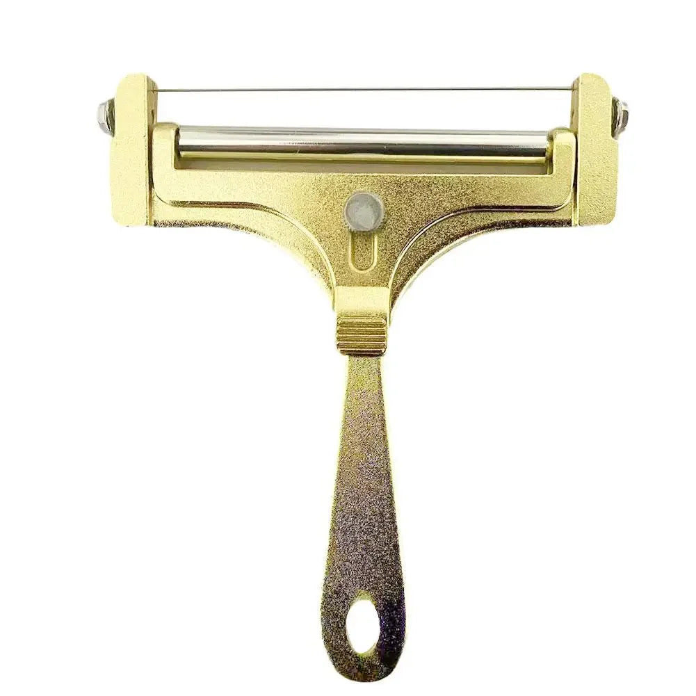 Cheese Slicer With Steel Wire & Roller Adjustable Kitchen Manual Slicer Cheese Butter Grater Thickness Cutter Che W9L5
