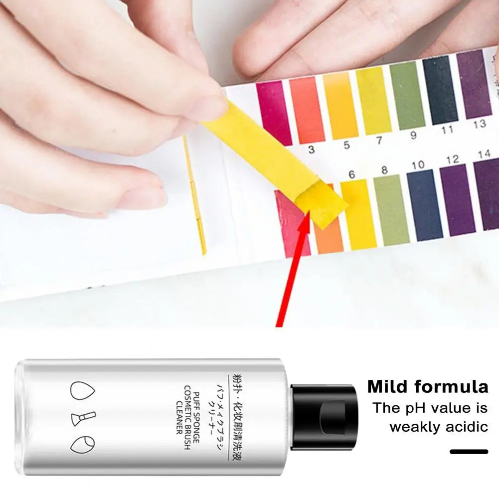 Makeup Tool Cleaner Makeup Brush Solution Efficient Makeup Brush Cleaner Puff Cleaner Beauty Eggs Cleanser Washing Fluid 50/80ML