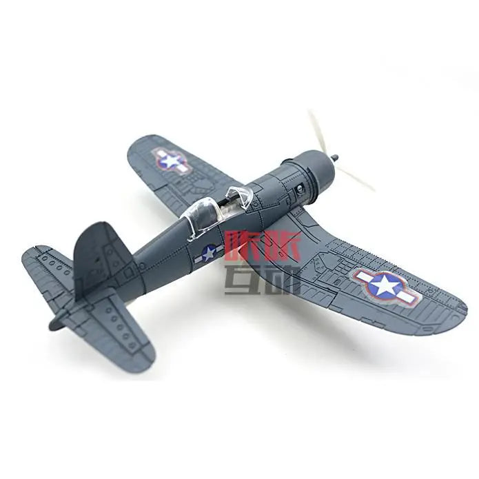 1/48 WWII Fighter Model Pirate Mustang Spitfire Hurricane BF109 4D Assemble Aircraft Plastic DIY Airplane Toy Building Kits