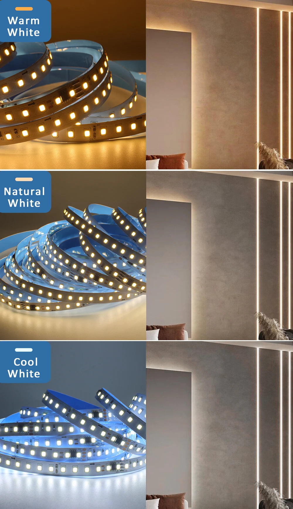 5M 10M 15M 20M Running Water Flowing LED Strip Light DC 24V WS2811 SMD2835 Horse Race Pixel Addressable Flexible Linear Lamp Set