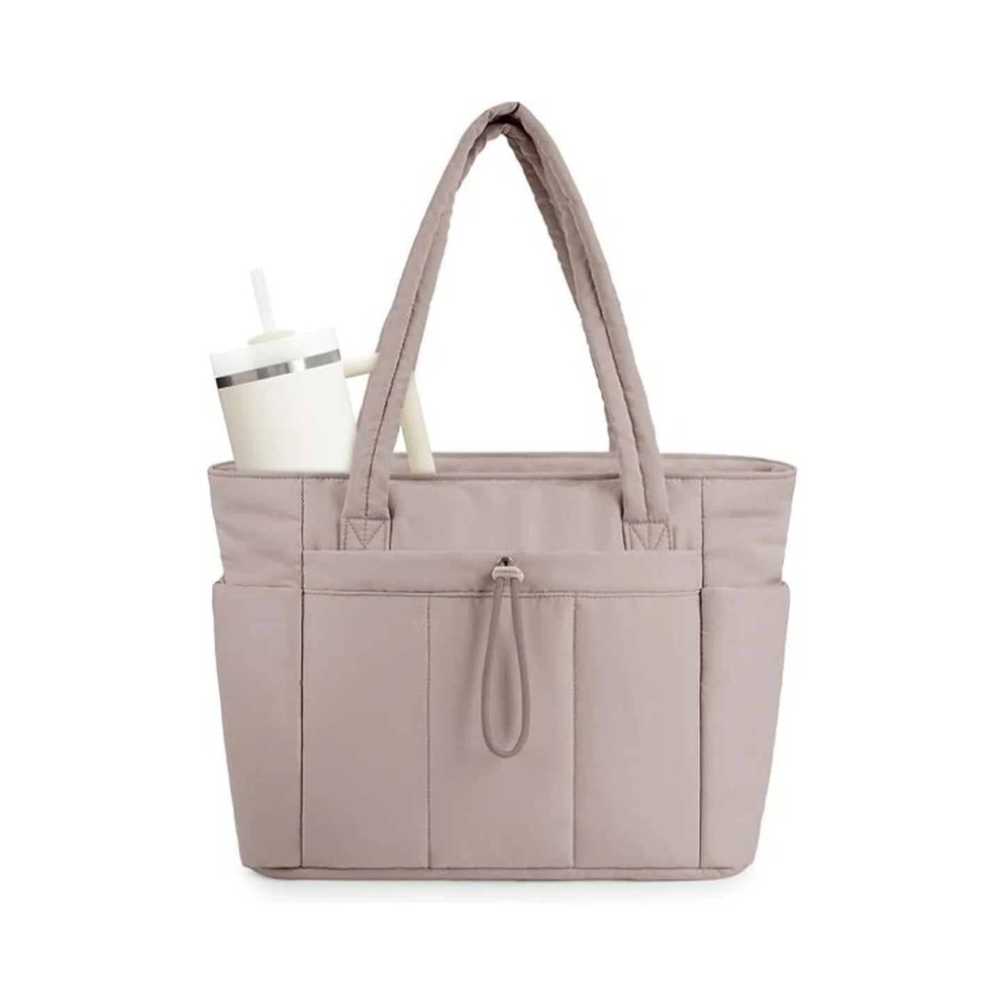 Tote Bags Packet Pouch Women'S Portable Shoulder Handbags With Cup Holder Laptop Outdoor Travel Work Camping Hiking Bags